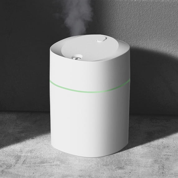 quanjun Portable Desk Humidifier,USB Powered Humidifier,200ML Water Tank,Small Humidifier for Home Bedroom office, Plants, Colorful Night Function