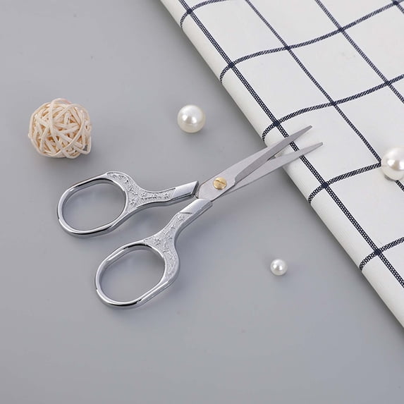 quanjun Small Craft Scissors-5 Inch Vintage Precision Scissors,Vintage Stainless Steel Electroplated Scissors,for Sewing Crafting,Art Work,Cross Stitch Cutting,Handcraft,Needlework DIY Tools Colorful