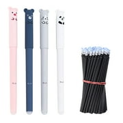 qucoqpe 4PC Pen Holder+20PC Pen Core Erasable Gel Pen Blue Gel Pen Cute Gel Pens Erasable Gel Pen Erasable Gel Pens Erasable Gel Pens Animal 1ML Office School Supplies