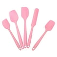 thumbnail image 1 of Bouanq 5 Piece Silicone Spatula Set Kitchen Utensil Set for Baking Cooking Mixing Heat Resistant Non Stick Cookware Food Grade BPA Free Dishwasher Safe, 1 of 1