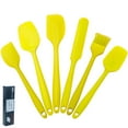 thumbnail image 1 of Bouanq 6 Piece Silicone Spatula Cooking Utensil Set for Baking Cooking Mixing Heat Resistant Non Stick Cookware Food Grade BPA Free Dishwasher Safe, 1 of 1