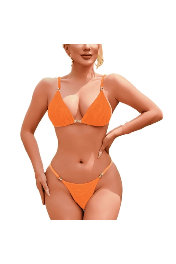 Bikini Sets for Women Two Piece Swimsuit Beach Vacation Swimwear Fashion Cute Bathing Suit
