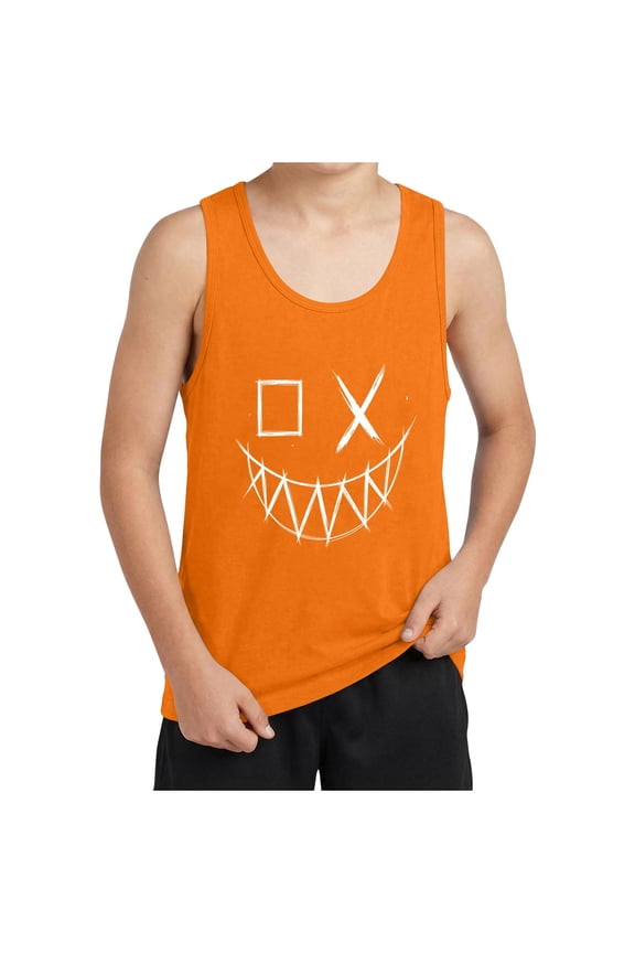 Boys and Girls Tank Tops Fashion Little devil Graphic Sleeveless Shirts Workout Running Casual Lightweight Trendy Cute Tops for 6-15 Years