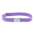 thumbnail image 1 of Amzcrzy Fashion Boys Girls Elastic Magnetic Belt Adjustable Buckle Unisex Stretch Belts with Silver Square Buckle for Kids, 1 of 1