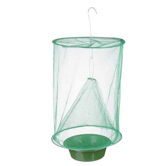 qucoqpe Fly Trap Bug Insect Bee Mosquito Net Covers , Ranch Green Mesh Cage for Indoor or Outdoor Family Farms, Park, Restaurants, 2022 New Folding Fly Catcher