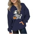 thumbnail image 1 of qucoqpe Halloween Sweatshirt Boys and Girls Casual Long Sleeve Hoodies Cute Oversized Fleece Pocket Sweatshirt Tops, 1 of 5