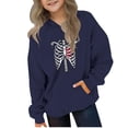thumbnail image 1 of qucoqpe Halloween Sweatshirt Boys and Girls Casual Long Sleeve Hoodies Cute Oversized Fleece Pocket Sweatshirt Tops, 1 of 5