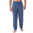 thumbnail image 1 of qucoqpe Men's Casual Wide Leg Pants with Elastic Waistband Solid Color Comfortable Lounge Sleep Pajama Trousers, 1 of 6