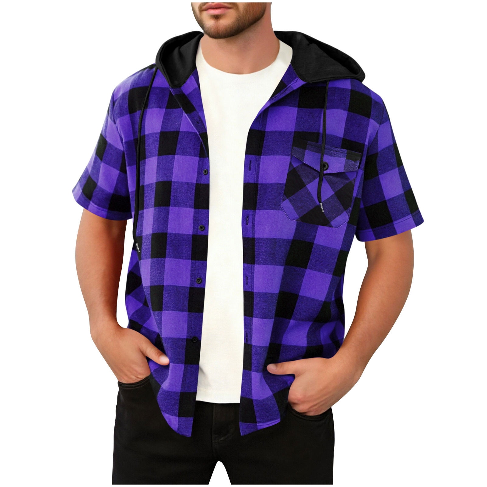 dress shirt with a hood Anchorite Hooded Shirt GROUND COVER