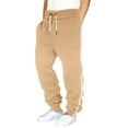 thumbnail image 1 of qucoqpe Men's Trendy Color Block Joggers Sweatpants Casual Comfy Elastic Waist Drawstring Pockets Sports Athletic Pants, 1 of 4