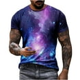 thumbnail image 1 of qucoqpe Mens Graphic Tees Tie Dye Casual Big & Tall T-Shirts Short Sleeve Tops, 1 of 5