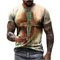 thumbnail image 1 of qucoqpe Mens Graphic Tees Tie Dye Casual Big & Tall T-Shirts Short Sleeve Tops on Clearance, 1 of 5