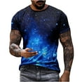 thumbnail image 1 of qucoqpe Mens Graphic Tees Tie Dye Casual Big & Tall T-Shirts Short Sleeve Tops on Clearance, 1 of 5