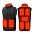 thumbnail image 1 of qucoqpe Plus Size Heated Vest for Women Men, (Battery Pack Not Included) Electric Warming Heated Jacket Winter Heating Coats, 1 of 5