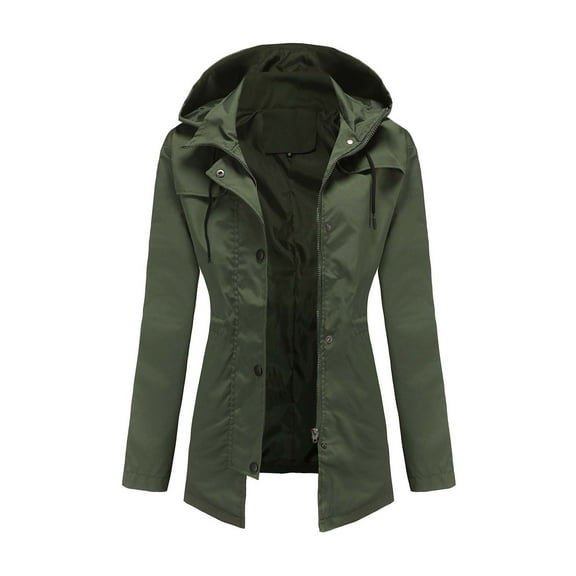 qucoqpe Raincoat Women Lightweight Waterproof Rain Jackets Packable Outdoor Hooded Windbreaker