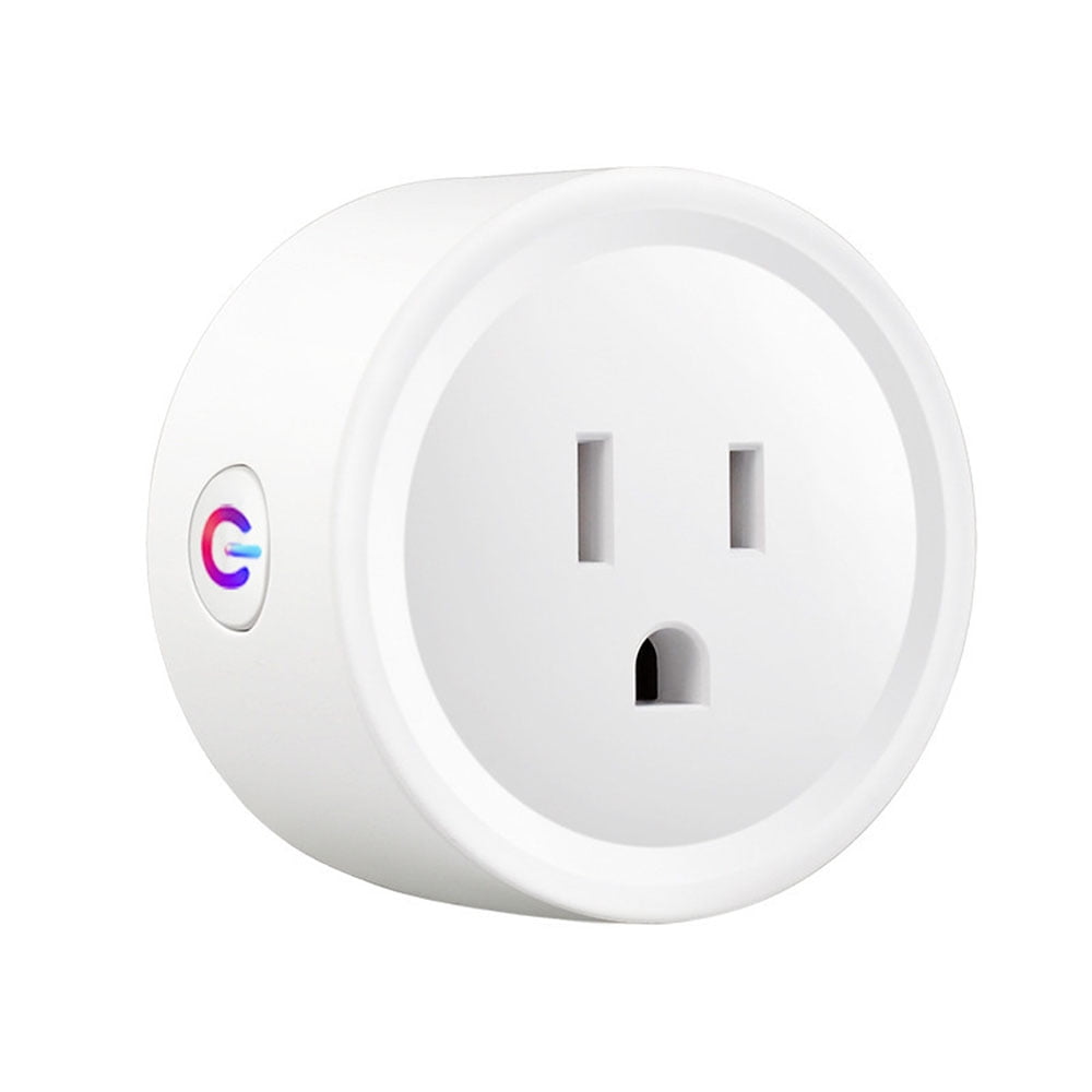 qucoqpe Smart Plug Mini, Smart Home Wi-Fi Outlet Works with Alexa \u0026 Google, No Hub Required, Remote Control, Timer Function , 2.4G Ghz Network Only, 1-Pack White