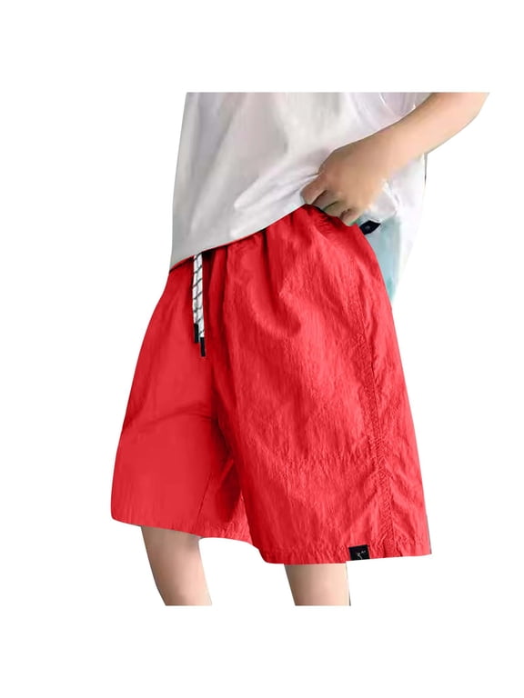 Summer Kids Sports Shorts Outdoor Quickly Dry Fitness Running Lightweight Elastic Waist Comfy Training Shorts for Boys and Girls