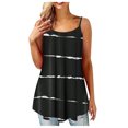 thumbnail image 1 of qucoqpe Summer Plus Size Tank Tops for Women Boho Tie Dye Loose Cami Spaghetti Strap Tunic Blouses, 1 of 5