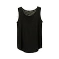 thumbnail image 1 of qucoqpe Summer Tunic Tops for Women Fashion Casual Crew Neck Sleeveless Blouses Loose Fitted Solid Color Basic Shirts, 1 of 6