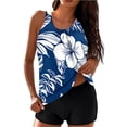 thumbnail image 1 of qucoqpe Tankini Swimsuits for Women Summer Fashion Floral Two-Piece Bathing Suits with Swim Tank Tops and Boyshorts Swimwear Set, 1 of 6