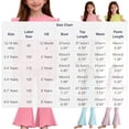 thumbnail image 1 of qucoqpe Toddler Little Girls Cute Trendy 2-Piece Outfit Set Summer Sleeveless Solid Color Soft Ruffle Sleeve Hems Flared Trousers Pleated Top and Pant Comfy Homewear Set Kids, 1 of 7