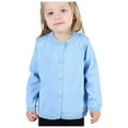 thumbnail image 1 of qucoqpe Winter Kids Cardigan Clothes Fashion Fleece Warm Solid Candy Color Sweater For Children Sleeveless Outwear (12Months-6Years), 1 of 1
