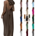 thumbnail image 1 of qucoqpe Women Summer Dresses 2026 Casual Sleeveless Backless Spaghetti Strap Flowy Beach Vacation Boho Maxi Cami Dress, 1 of 9
