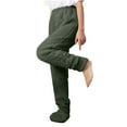 thumbnail image 1 of qucoqpe Women's Plushy Fuzzy Pajama Pants Warm Comfy Pjs Bottoms Winter Loungewear Sleepwear Trousers Fleece Sweatpants, 1 of 5