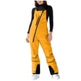 thumbnail image 1 of qucoqpe Women's Snow Overalls Waterproof Windproof Insulated Romper Snowpants One Piece Snowsuit Ski Pants, 1 of 8
