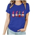 thumbnail image 1 of qucoqpe Women's Valentine's Day Tops Love Heart Printed Tee Crew Neck Short Sleeve T-shirs, 1 of 5
