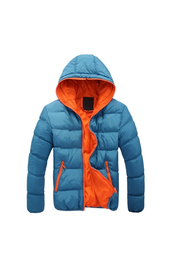 Womens 2025 Winter Causal Thermal Color Block Long Sleeve Puffer Down Jackets Full Zip Up Hooded Parkas with Zipper Pockets