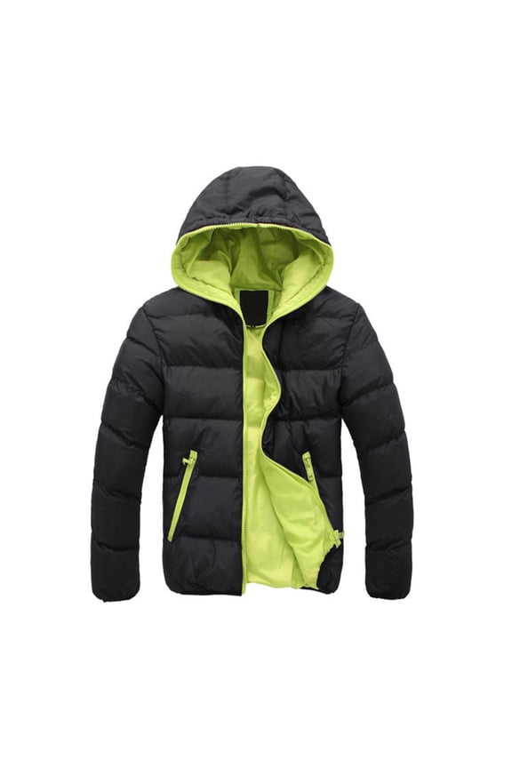 Womens 2025 Winter Causal Thermal Color Block Long Sleeve Puffer Down Jackets Full Zip Up Hooded Parkas with Zipper Pockets
