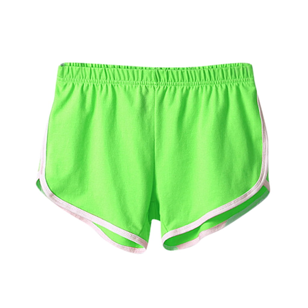 Summer High Waist Elastic Casual Sports Shorts For Women