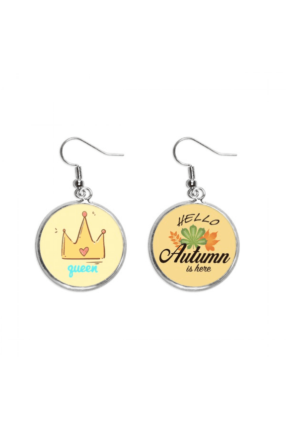 queen animation kawaii freshness earring dangle autumn earring jewelry