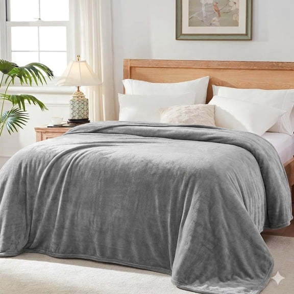 Cshidworld Lightweight Summer Blanket Queen Size, Soft Reversible Air Conditioning Blanket for Bed, Breathable Thin Blanket for Bedroom Couch Sofa Office Travel Camping and Home Decor