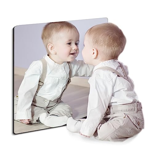 quegau Kids Safety Shatterproof Mirror for Wall,Full Length Mirror Wall