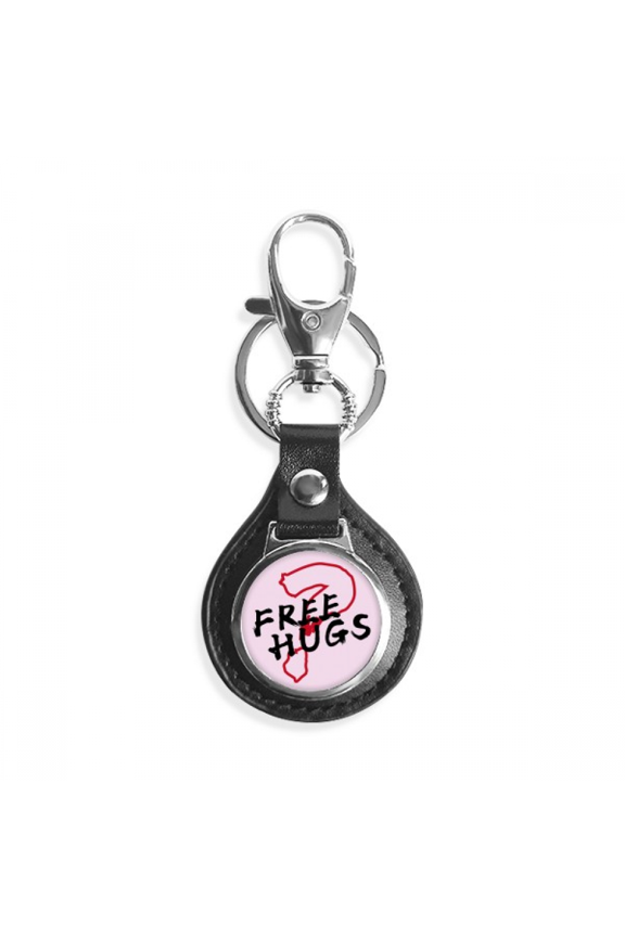 question hug request socializing key link chain keyholder finder hook metal