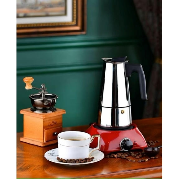 SEQ 6-Cup Stovetop Espresso Pots