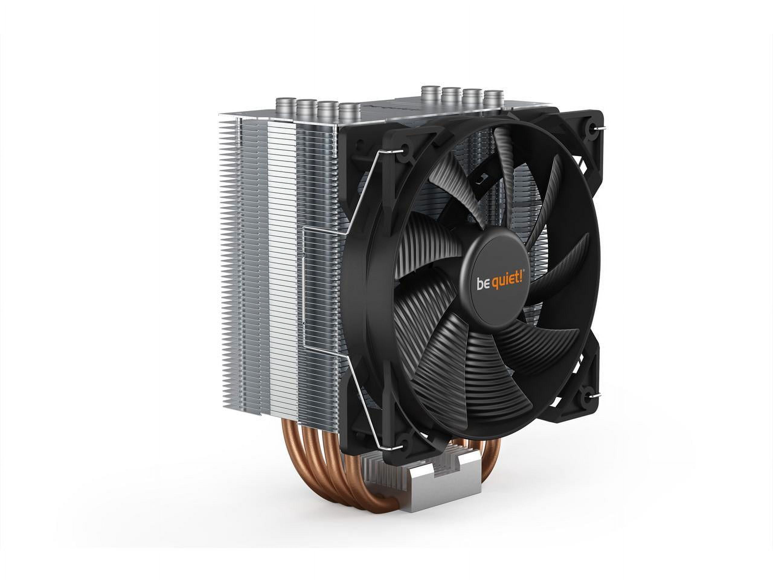 be quiet! Pure Rock 2 CPU Air Cooler, Brushed Aluminum
