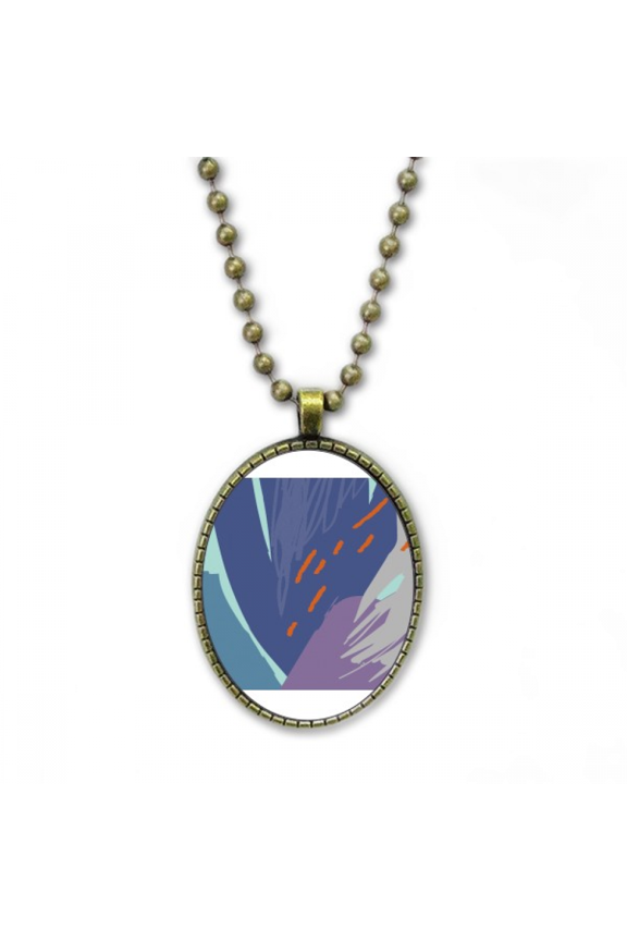 quiet s art pattern necklace vintage chain bead pendant jewelry collection