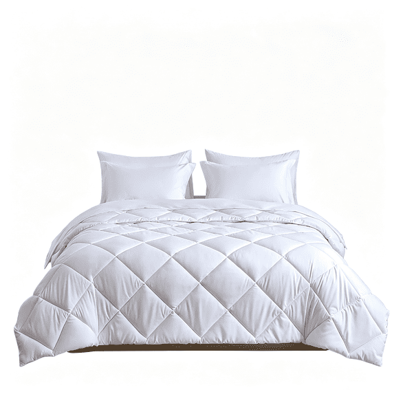 FISHDRU 7-Piece White Quilt Sets, King