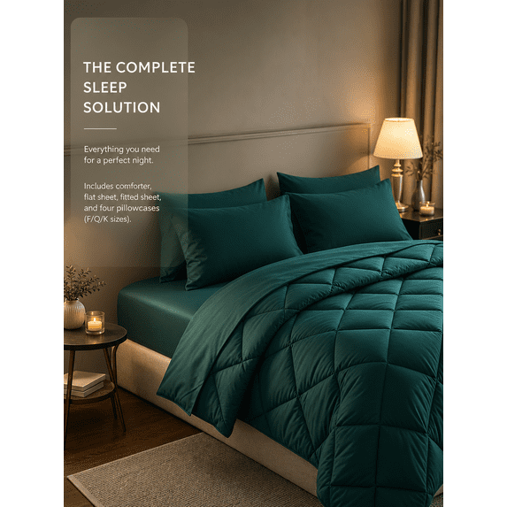 quilt fitted sheet flat sheet pillowcases pillow sham bedding set