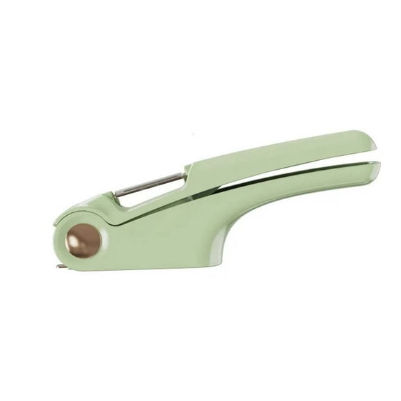 qun9652,3 in 1 Garlic Masher Peeler Cutter Garlic Smasher with Comfortable Handle Garlic Masher Multi-functional Kitchen Utensil Green One Size