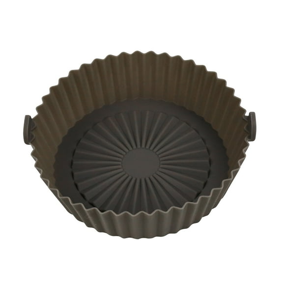 qun9652,Air Fryer Silicone Liners Basket Round Air Fryer Silicone Pot Bowl Reusable Baking Tray Cooking Oven Accessories F One Size