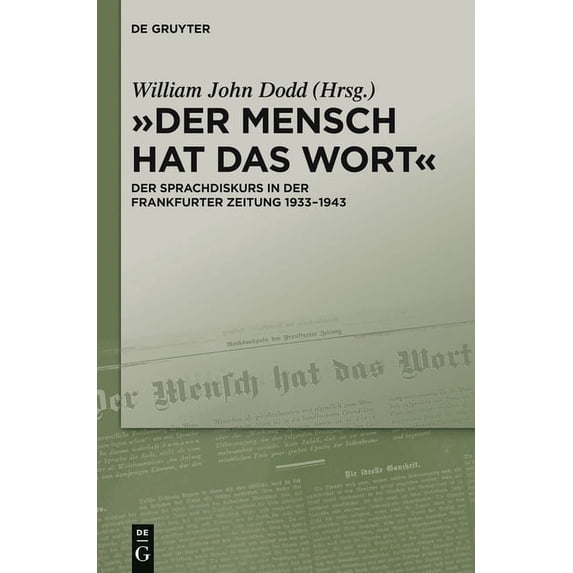 "Der Mensch hat das Wort", (Hardcover)