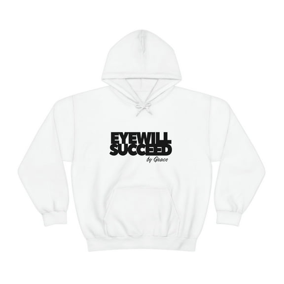 r8cer_creations, Faith over Fear, EWSBG white Unisex Heavy Blend™ Hooded Sweatshirt