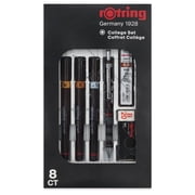 rOtring Isograph Technical Pen Set with Mechanical Pencil, 0.5mm Lead, HB Lead, 3 Count