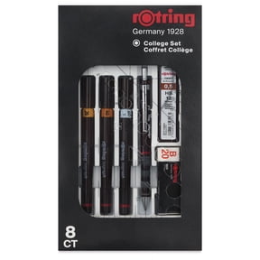 rOtring Isograph Technical Pen Set with Mechanical Pencil, 0.5mm Lead, HB Lead, 3 Count
