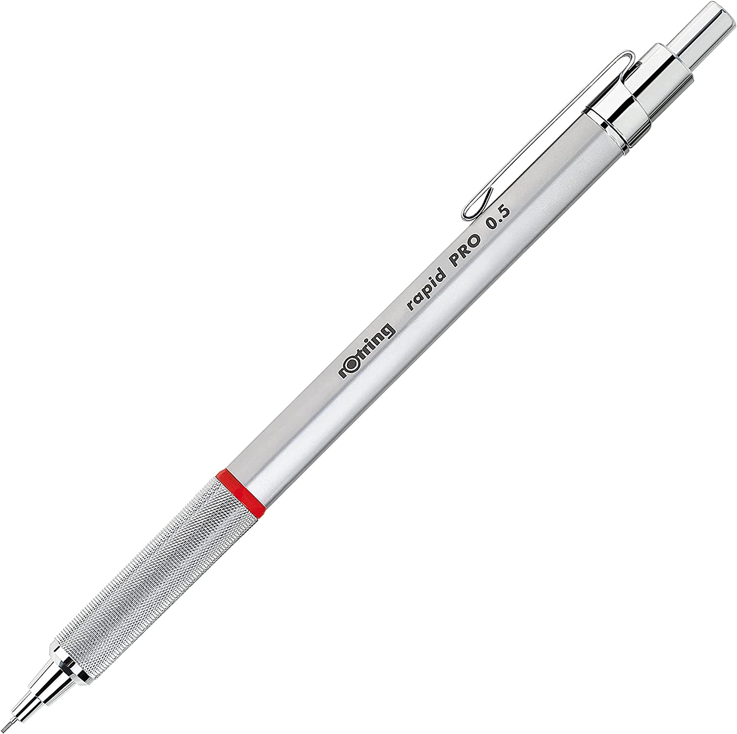 rOtring Rapid Pro Mechanical Pencil, 0.5 mm, Silver