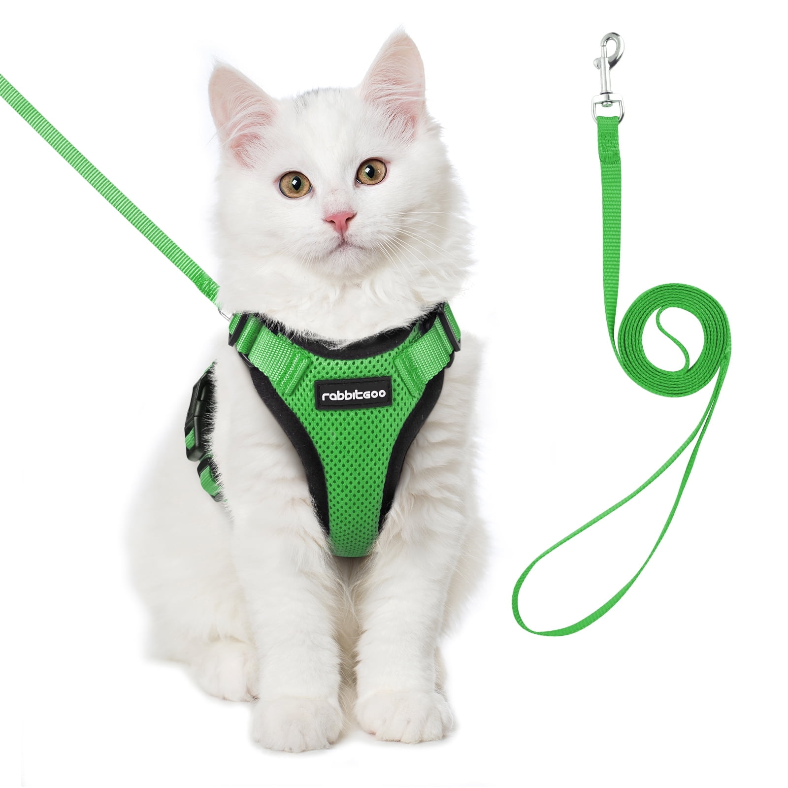 Rabbitgoo Cat Harness And Leash For Walking Escape Proof Soft Rabbitgoo Cat Harness And Leash For Walking Escape Proof Soft